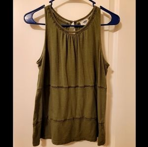 Army Green Tank Top